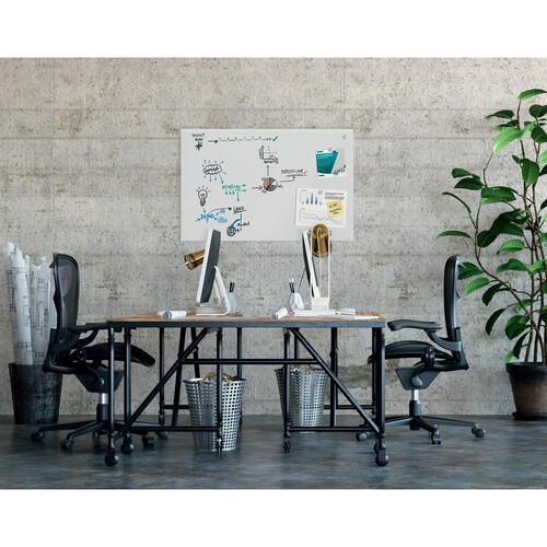 Glas-Magnetboard artverum 1000x650x15mm matt super-weiß Sigel GL541 Produktbild Additional View 4 L