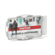 Kartenhalter ECO 57x87mm für 2 Karten mit Clip grau Durable 8989-10 (PACK=10 STÜCK) Produktbild Additional View 1 S