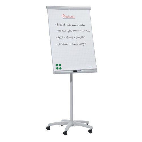 Flipchart-Tafel U-Act!Line Mobil 70x100cm Sternfuß mit Rollen Franken FC91 Produktbild Additional View 1 L