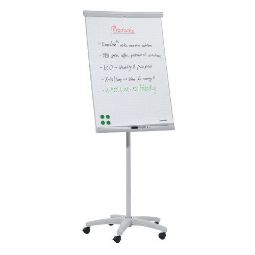 Flipchart-Tafel U-Act!Line Mobil 70x100cm Sternfuß mit Rollen Franken FC91 Produktbild Additional View 2 L