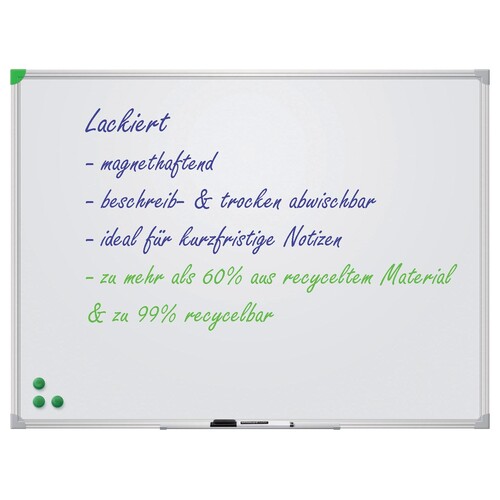 Whiteboard U-Act!Line 80x60cm weiß magnetisch Stahl Franken SC916080 Produktbild Additional View 3 L