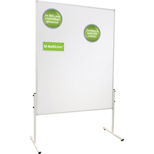 Moderationswand U-Act!Line Standard 120x150cm Karton/Karton weiß Franken MT9007 Produktbild Additional View 1 L