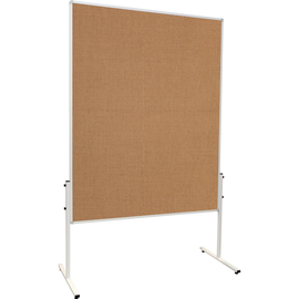 Moderationswand U-Act!Line Standard 120x150cm Jute/Jute braun Franken MT9009 Produktbild