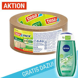 Aktion Klebeband Papier ultra strong 50mm x 25m eco Logo + 1x Nivea Duschgel 56000 Tesa (RLL=25 METER) Produktbild