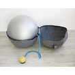 Sitzball ERGO SPHERE 65cm Durchmesser grau Filz Unilux 400165093 Produktbild Additional View 2 S