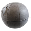 Sitzball ERGO SPHERE 65cm Durchmesser grau Filz Unilux 400165093 Produktbild