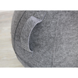 Sitzball ERGO SPHERE 65cm Durchmesser grau Filz Unilux 400165093 Produktbild Back View S