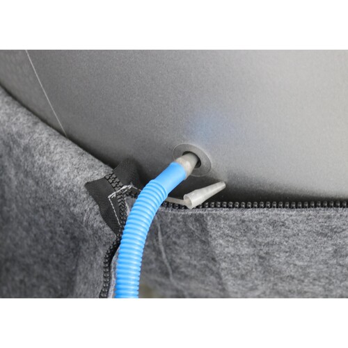 Sitzball ERGO SPHERE 65cm Durchmesser grau Filz Unilux 400165093 Produktbild Additional View 3 L