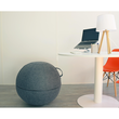 Sitzball ERGO SPHERE 65cm Durchmesser grau Filz Unilux 400165093 Produktbild Additional View 9 S