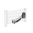 Monítorhalter Clu SlatWall Arm I mit Adapter silber Novus 990+1079+000 Produktbild
