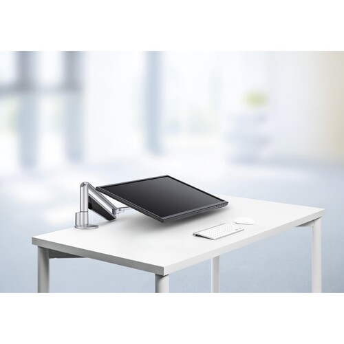 Monitorhalter Clu III C Arm mit Tischbefestigung silber Novus 990+3019+000 Produktbild Default L