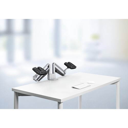 Monitorhalter Clu Duo C Arm mit Tischbefestigung silber Novus 990+4019+000 Produktbild Additional View 4 L