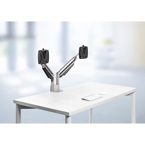 Monitorhalter Clu Duo C Arm mit Tischbefestigung silber Novus 990+4019+000 Produktbild Additional View 3 L