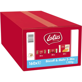 Lotus Gebäck Biscoff & Mehr 3-Mix (PACK=160 STÜCK) Produktbild