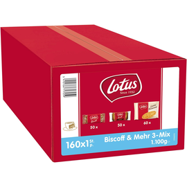 Lotus Gebäck Biscoff & Mehr 3-Mix 71725 160St. (PACK=160 STÜCK) Produktbild