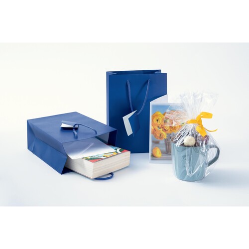 Geschenktasche S 17x23x9cm ultramarinblau Sigel GT504 (PACK=5 STÜCK) Produktbild Additional View 1 L