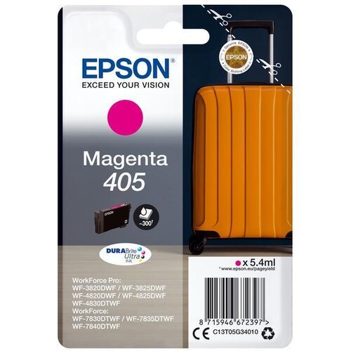Tintenpatrone T05G für Epson Stylus WF3820 5,4ml magenta Epson T05G34010 Produktbild Front View L
