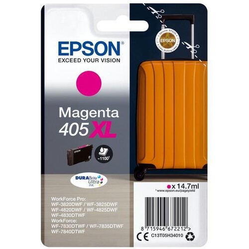 Tintenpatrone T05H für Epson Stylus WF3820 14,7ml magenta Epson T05H34010 Produktbild Front View L