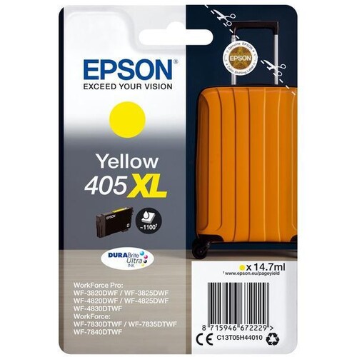 Tintenpatrone T05H für Epson Stylus WF3820 14,7ml yellow Epson T05H44010 Produktbild Front View L