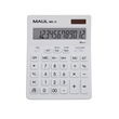 Tischrechner 12-stelliges Display MXL12 weiß Solar-/Batteriebetrieb Maul 7267002 20,5x15,5x3,5cm Produktbild