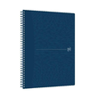 Spiralbuch Oxford Origins A4 kariert 70Blatt blau 400150007 Scribzee kompatibel Produktbild