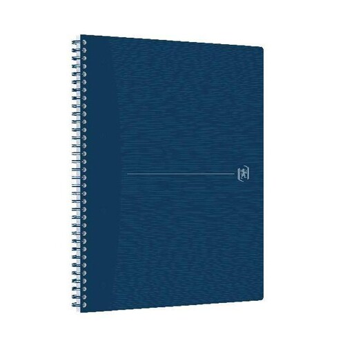Spiralbuch Oxford Origins A4 kariert 70Blatt blau 400150007 Scribzee kompatibel Produktbild Front View L