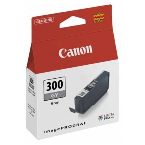 Tintenpatrone PFI-300GY für Canon PRO-300 14,4ml grau Canon 4200C001 Produktbild Front View L