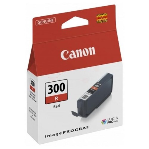 Tintenpatrone PFI-300R für Canon PRO-300 14,4ml rot Canon 4199C001 Produktbild Front View L