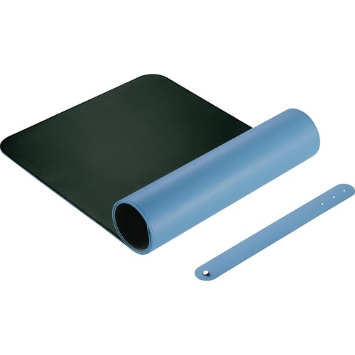 SIGEL Schreibunterlage SA602 Lederimitat 80x30cm blau/grün Produktbild Additional View 1 L