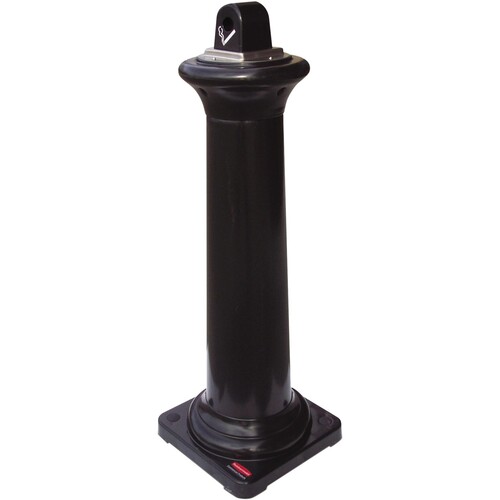 Rubbermaid Standascher Groundskeeper FG9W3000BLA schwarz Produktbild Front View L