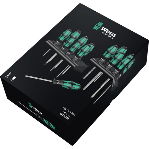Wera Schraubendrehersatz Kraftform Big Pack 300 510563000 Produktbild Additional View 1 L