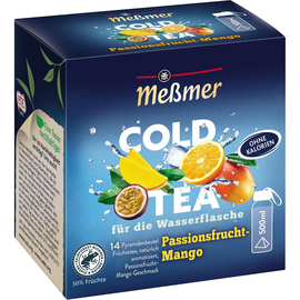 Meßmer Tee COLD TEA 105564 Passionsfrucht-Mango 14St. (PACK=14 STÜCK) Produktbild