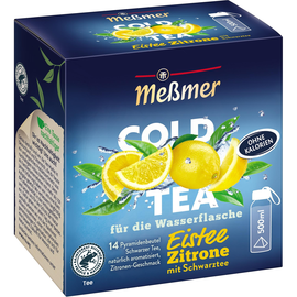 Meßmer Tee COLD TEA 106989 Eistee Zitrone 14St. (PACK=14 STÜCK) Produktbild