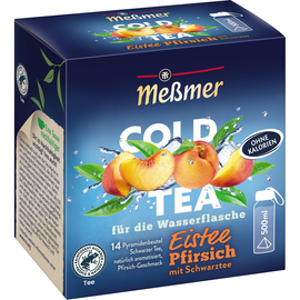 Meßmer Tee COLD TEA 106040 Eistee Pfirsich 14St. (PACK=14 STÜCK) Produktbild