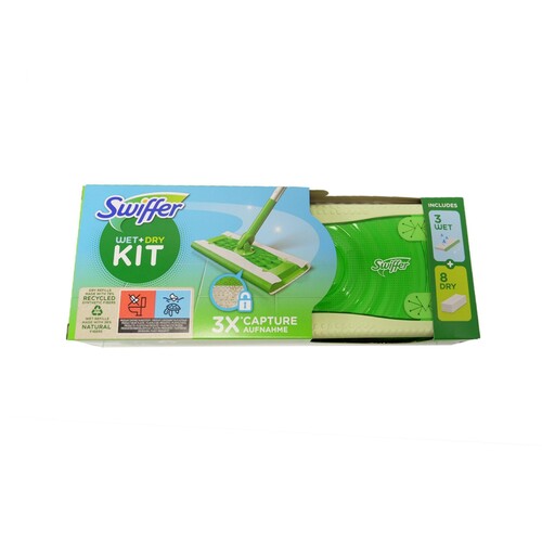 Swiffer Bodenwischer Dry+Wet SW6113 Starter Kit Produktbild Front View L