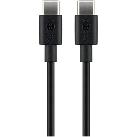 Goobay USB Kabel 66318 DAT USB-C/C v2.0 1m sw Produktbild