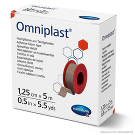 Omniplast Fixierpflaster 5 m x 1,25 cm, mit Sprengring Produktbild