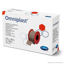 Omniplast Fixierpflaster 9,2 m x 2,5 cm (12 Stck.) (PACK=12 STÜCK) Produktbild