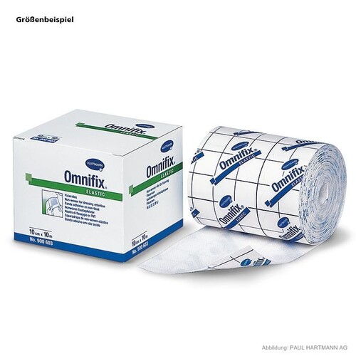 Omnifix elastic Fixiervlies 2 m x 10 cm Produktbild Front View L