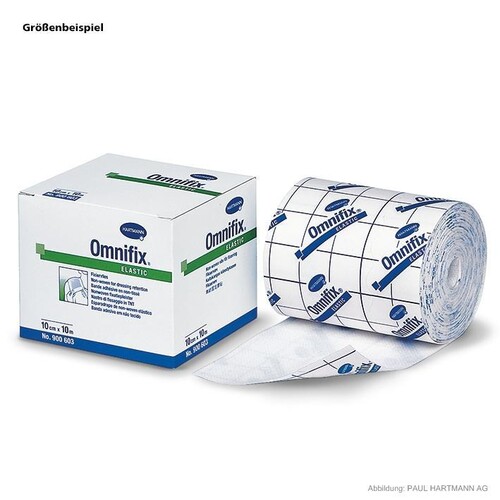 Omnifix elastic Fixiervlies 10 m x 30 cm Produktbild Front View L