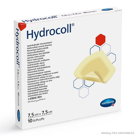 Hydrocoll Hydrokolloidverband steril 7,5 x 7,5 cm (10 Stck.)  (PACK=10 STÜCK) Produktbild