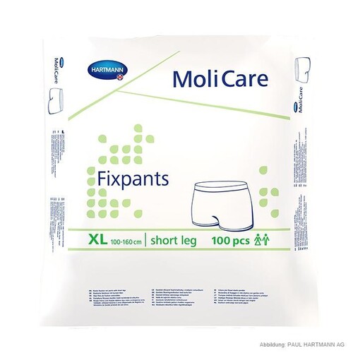 MoliCare Fixpants short leg Fixierhosen Gr. XL (100 Stck.) (BTL=100 STÜCK) Produktbild Front View L