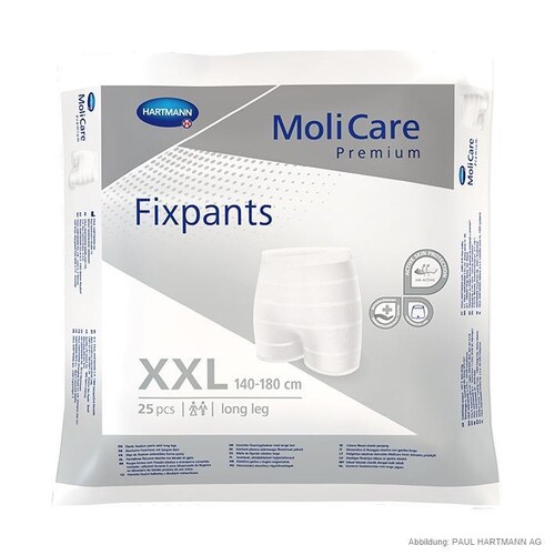 MoliCare Premium Fixpants long leg Fixierhosen Gr. XXL (25 Stck.) (BTL=25 STÜCK) Produktbild Front View L