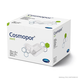 Cosmopor Steril Wundverband 7,2 x 5 cm (50 Stck.) (PACK=50 STÜCK) Produktbild