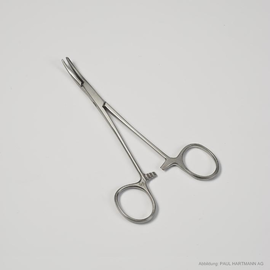 Peha-instrument Klemmen Halsted anatomisch, gebogen 12,5 cm (25 Stck.) (PACK=25 STÜCK) Produktbild