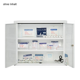 Verbandschrank SECURITAS Stahlblech 60 x 70 x 25 cm, weiß, leer Produktbild