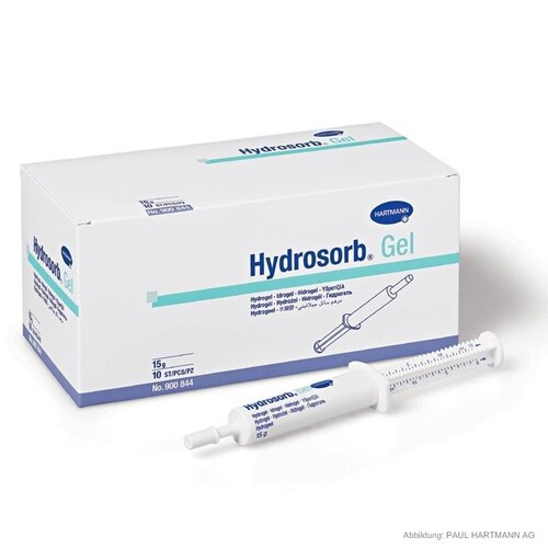 Hydrosorb Gel 8 g, steril (5 Stck.) Produktbild Front View L