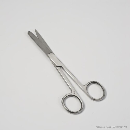 Peha-instrument chirurgische Scheren, gerade spitz/stumpf 14,5 cm (25 Stck) (PACK=25 STÜCK) Produktbild Front View L