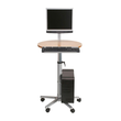 Monitorpult mit Flachbildschirmträger 61x52x75cm Buche Maul 93170-70 Produktbild Additional View 2 S