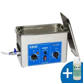 Ultraschall-Reinigungsgerät Emmi 40 HC 4,0 Ltr. inkl.100 ml Universalkonzentrat mit Ablaufhahn Produktbild